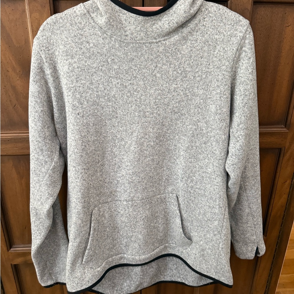 Nike Heather Gray Women's Cowl Neck Sweater